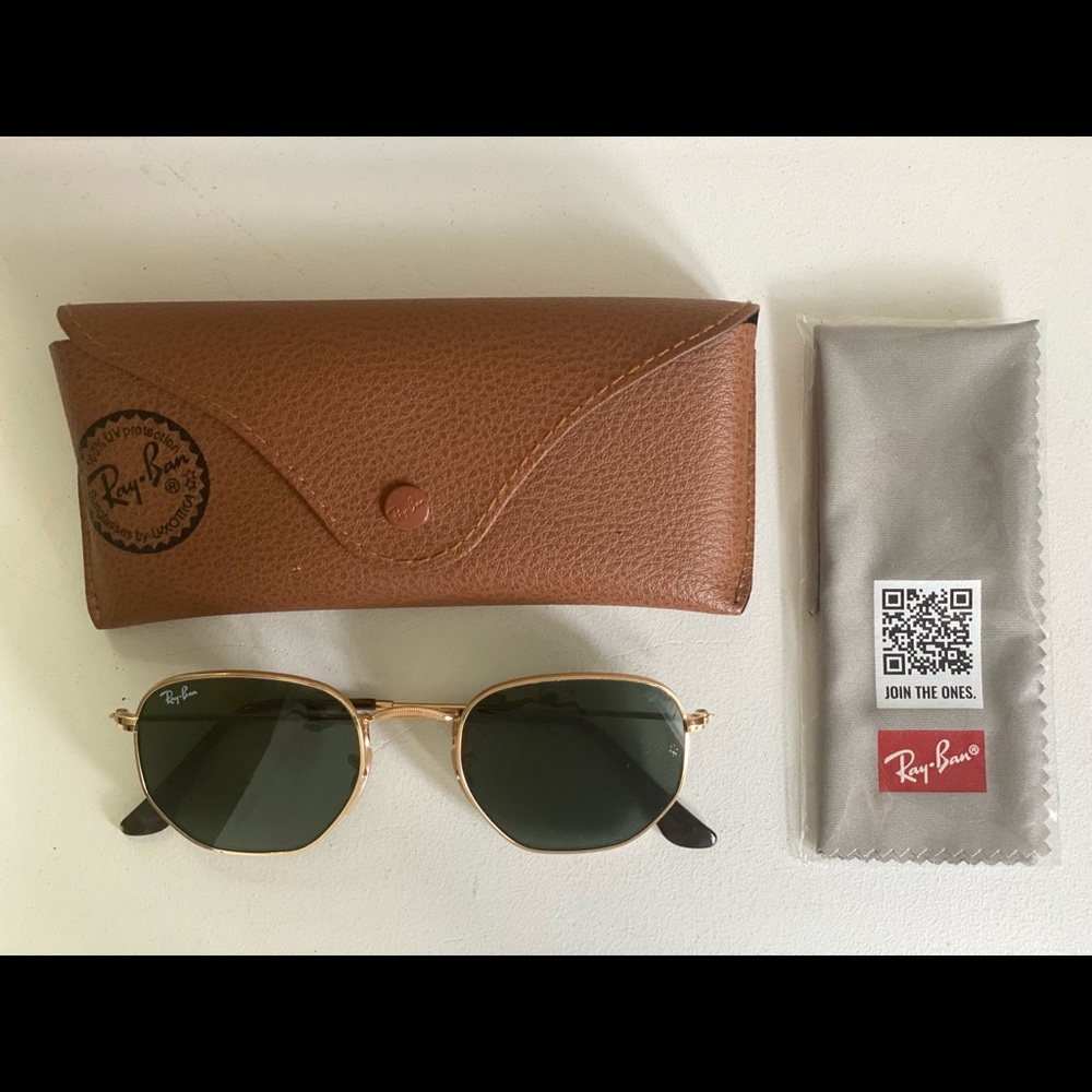 RayBan Hexagonal Flat Lenses